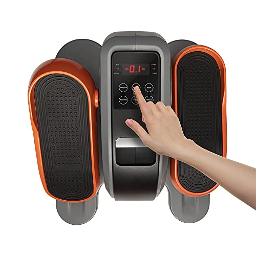 POWER LEGS Eliptic Trainer CV Directo | Elíptica motorizada compacta con 3 programas de Entrenamiento pre-programados y 10 velocidades | Recupera Movilidad y Alivia cansancio Muscular